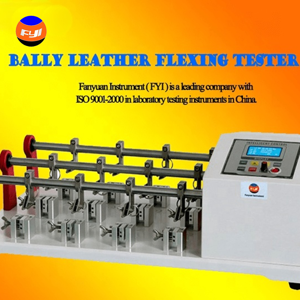 SATRA TM55 BS3144 EN ISO 20344 12 24 Groups Bally Leathers Flexing Tester Bally Style Flexometer Leather Flexing Resistance Tester DW9420