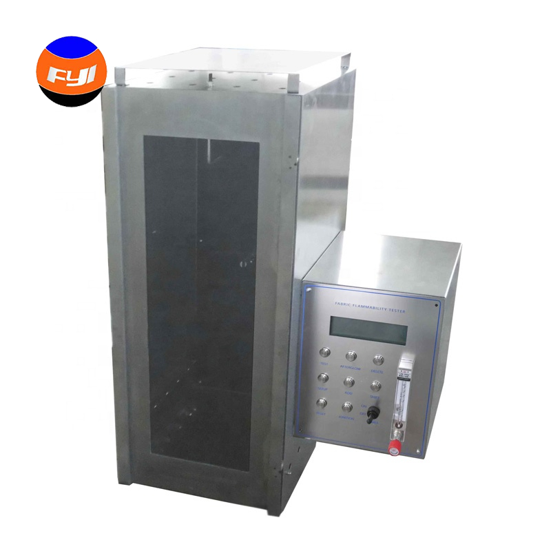 ASTM D6413 16 CFR Part 1615 Flammability Testing Chamber FYI Brand Vertical Flammability Tester YG815A 